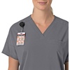 image:imageCarhartt Scrubs C13110 Womens Force CrossFlex Modern Fit Oversized VPewter