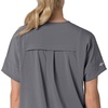 image:imageCarhartt Scrubs C13110 Womens Force CrossFlex Modern Fit Oversized VPewter