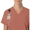 image:imageCarhartt Scrubs C13110 Womens Force CrossFlex Modern Fit Oversized VWildrose