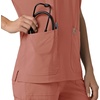 image:imageCarhartt Scrubs C13110 Womens Force CrossFlex Modern Fit Oversized VWildrose
