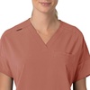image:imageCarhartt Scrubs C13110 Womens Force CrossFlex Modern Fit Oversized VWildrose