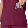 image:imageCarhartt Scrubs C13110 Womens Force CrossFlex Modern Fit Oversized VWine