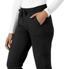 image:imageCarhartt Scrubs C51213 Womens Force Modern Fit Straight Leg PantBlack
