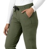 image:imageCarhartt Scrubs C51213 Womens Force Modern Fit Straight Leg PantOlive