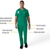 image:imageCarhartt Scrubs for Men Force Essentials Straight Leg Cargo Pants with 9 PocketsHunter