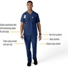image:imageCarhartt Scrubs for Men Force Essentials Straight Leg Cargo Pants with 9 PocketsNavy