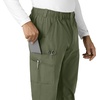 image:imageCarhartt Scrubs for Men Force Essentials Straight Leg Cargo Pants with 9 PocketsOlive