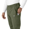 image:imageCarhartt Scrubs for Men Force Essentials Straight Leg Cargo Pants with 9 PocketsOlive