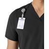 image:imageCarhartt Scrubs for Men Force Essentials VNeck Shirttail Tops with 4 PocketsBlack