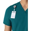 image:imageCarhartt Scrubs for Men Force Essentials VNeck Shirttail Tops with 4 PocketsCaribbean Blue