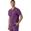 image:imageCarhartt Scrubs for Men Force Essentials VNeck Shirttail Tops with 4 PocketsEggplant