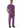 image:imageCarhartt Scrubs for Men Force Essentials VNeck Shirttail Tops with 4 PocketsEggplant