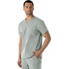 image:imageCarhartt Scrubs for Men Force Essentials VNeck Shirttail Tops with 4 PocketsGrey