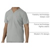 image:imageCarhartt Scrubs for Men Force Essentials VNeck Shirttail Tops with 4 PocketsGrey