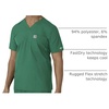 image:imageCarhartt Scrubs for Men Force Essentials VNeck Shirttail Tops with 4 PocketsHunter