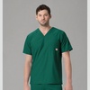 image:imageCarhartt Scrubs for Men Force Essentials VNeck Shirttail Tops with 4 PocketsHunter Green
