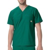 image:imageCarhartt Scrubs for Men Force Essentials VNeck Shirttail Tops with 4 PocketsHunter Green