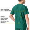 image:imageCarhartt Scrubs for Men Force Essentials VNeck Shirttail Tops with 4 PocketsHunter Green