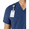 image:imageCarhartt Scrubs for Men Force Essentials VNeck Shirttail Tops with 4 PocketsNavy