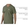 image:imageCarhartt Scrubs for Men Force Essentials VNeck Shirttail Tops with 4 PocketsOlive
