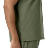 image:imageCarhartt Scrubs for Men Force Essentials VNeck Shirttail Tops with 4 PocketsOlive