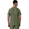image:imageCarhartt Scrubs for Men Force Essentials VNeck Shirttail Tops with 4 PocketsOlive
