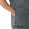 image:imageCarhartt Scrubs for Men Force Essentials VNeck Shirttail Tops with 4 PocketsPewter