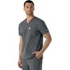 image:imageCarhartt Scrubs for Men Force Essentials VNeck Shirttail Tops with 4 PocketsPewter