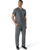 image:imageCarhartt Scrubs for Men Force Essentials VNeck Shirttail Tops with 4 PocketsPewter