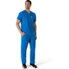 image:imageCarhartt Scrubs for Men Force Essentials VNeck Shirttail Tops with 4 PocketsRoyal