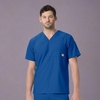 image:imageCarhartt Scrubs for Men Force Essentials VNeck Shirttail Tops with 4 PocketsRoyal Blue