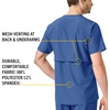 image:imageCarhartt Scrubs for Men Force Essentials VNeck Shirttail Tops with 4 PocketsRoyal Blue