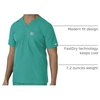 image:imageCarhartt Scrubs for Men Force Essentials VNeck Shirttail Tops with 4 PocketsTeal Blue