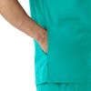 image:imageCarhartt Scrubs for Men Force Essentials VNeck Shirttail Tops with 4 PocketsTeal Blue