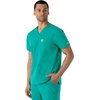 image:imageCarhartt Scrubs for Men Force Essentials VNeck Shirttail Tops with 4 PocketsTeal Blue