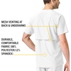 image:imageCarhartt Scrubs for Men Force Essentials VNeck Shirttail Tops with 4 PocketsWhite