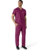image:imageCarhartt Scrubs for Men Force Essentials VNeck Shirttail Tops with 4 PocketsWine