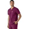 image:imageCarhartt Scrubs for Men Force Essentials VNeck Shirttail Tops with 4 PocketsWine