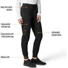 image:imageCarhartt Scrubs for Women Force CrossFlex Cargo Joggers Pants with Drawstring and 8 PocketsBlack