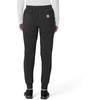 image:imageCarhartt Scrubs for Women Force CrossFlex Cargo Joggers Pants with Drawstring and 8 PocketsBlack