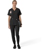 image:imageCarhartt Scrubs for Women Force CrossFlex Cargo Joggers Pants with Drawstring and 8 PocketsBlack
