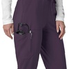 image:imageCarhartt Scrubs for Women Force CrossFlex Cargo Joggers Pants with Drawstring and 8 PocketsBlack Plum