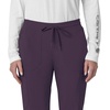image:imageCarhartt Scrubs for Women Force CrossFlex Cargo Joggers Pants with Drawstring and 8 PocketsBlack Plum