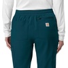 image:imageCarhartt Scrubs for Women Force CrossFlex Cargo Joggers Pants with Drawstring and 8 PocketsCaribbean