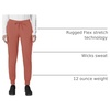 image:imageCarhartt Scrubs for Women Force CrossFlex Cargo Joggers Pants with Drawstring and 8 PocketsDusty Cedar