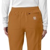 image:imageCarhartt Scrubs for Women Force CrossFlex Cargo Joggers Pants with Drawstring and 8 PocketsFox Brown