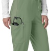 image:imageCarhartt Scrubs for Women Force CrossFlex Cargo Joggers Pants with Drawstring and 8 PocketsGreen Slate