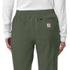 image:imageCarhartt Scrubs for Women Force CrossFlex Cargo Joggers Pants with Drawstring and 8 PocketsOlive