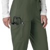 image:imageCarhartt Scrubs for Women Force CrossFlex Cargo Joggers Pants with Drawstring and 8 PocketsOlive