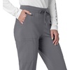 image:imageCarhartt Scrubs for Women Force CrossFlex Cargo Joggers Pants with Drawstring and 8 PocketsPewter